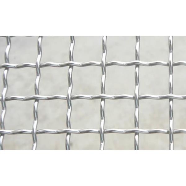 Plain Weave Crimped Wire Mesh Stainless Steel Mesh Square Hole High Temperature Proof