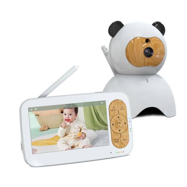 5 Inch Digital Baby Monitor with Night Vision and 360° Pan-Tilt