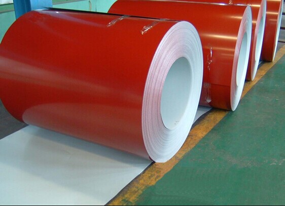 Waterproof Color Coated Roofing Sheets , Corrugated Metal Roofing Sheets