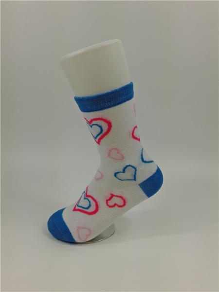 Knitted Anti - Bacterial Kids Cotton Socks With Different Colors Make To Order