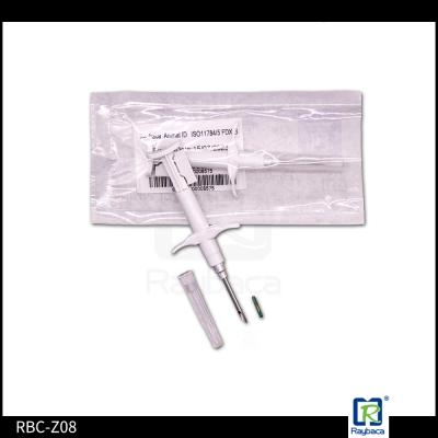 ICAR aprovou a microplaqueta 2,12 x 12mm da desinfecção da seringa 134.2KHz EO do microchip para doninhas selvagens
