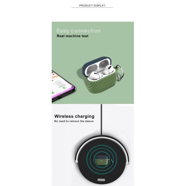 Крышка случая наушника силикона OEM защитная водоустойчивая