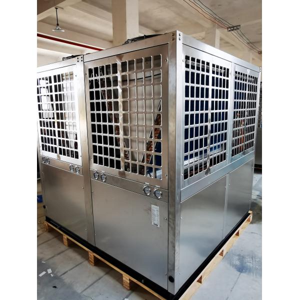 120 KW heating capacity High Temp Air source heat pump 75℃ hot water outlet