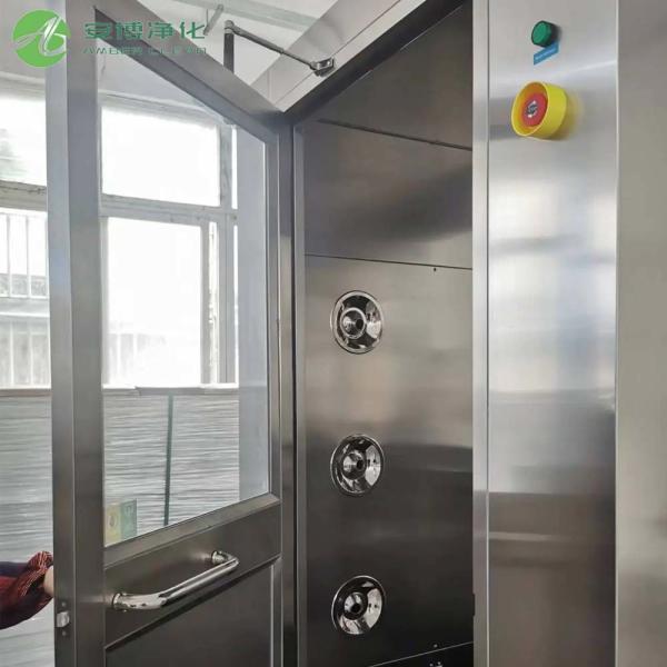 LCD Screen Anti-Fingerprint Easy To Clean Stainless Steel Air Shower Room
