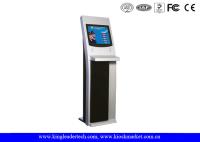 19Inch A VU le kiosque debout libre d'écran tactile se tenir pour le café