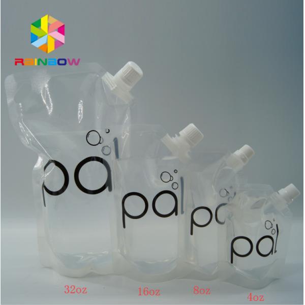 Stand Up Pouches Paper Box Packaging Food Grade With Clear Rectangular / Oval Window