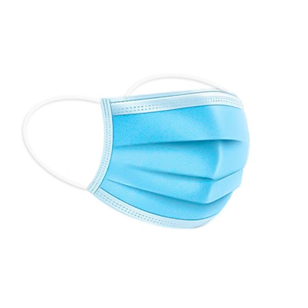 3 Layer Disposable Face Mask / Disposable Surgical Mask Anti Virus Cold