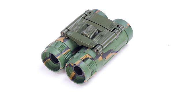 FORESEEN DCF 8X21 Roof Prism Binoculars Kids Telescope Army Green Color