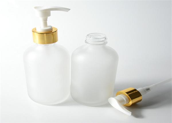 250ml White Frosted Glass Lotion Bottles For Packaging ,for  hand sanitizing spray