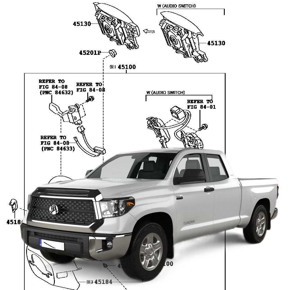 2018- Year Manufacturing Car Aftermarket for Toyota Tundra Full Range Auto Accessories