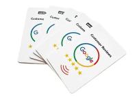 Logotipo programável cartão inteligente de plástico NFC mapa de negócios ID sem contato RFID tocável mídia social cartão de revisão do Google