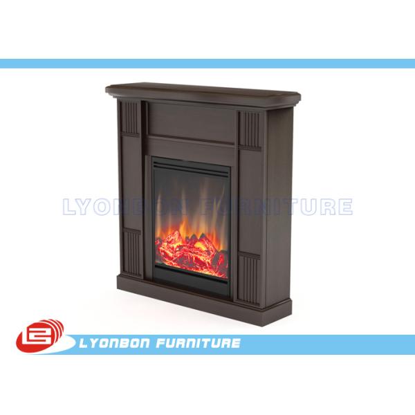 Облицовка/краска твердой древесины каминов декора дома MDF нестандартной конструкции закончили