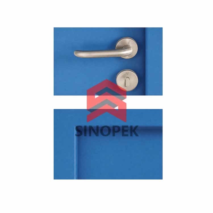 Airtight Single-Leaf Steel Cleanroom Door | Flush Mount | GMP Standard