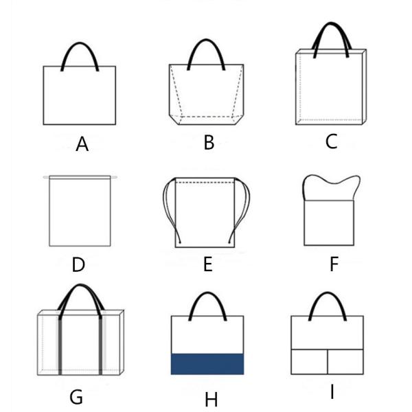 Customized Cheap  Polyester Canvas Gift Bag Promotion Handbag