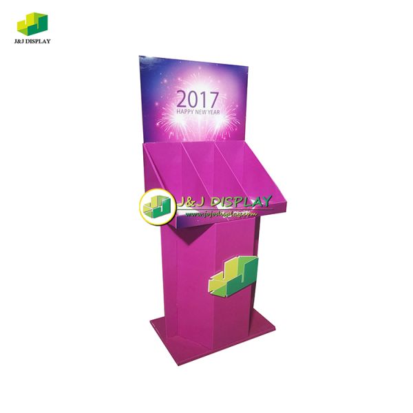 Supermarket Cardboard Dump Bins Personal Care Floor Stand POS Display Units