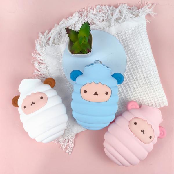 Мультсериал Торба с горячей водой Бутылка с винтовой крышкой плечо Руки и ноги Теплее горячая компресс и холодная терапия для женщин Дети Подарки