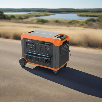 6000W Modular Portable Power Station with EV / Solar Charging Smart Hub Ready
