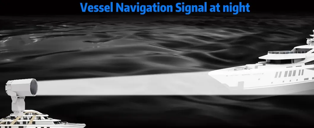 LED Spot Search Light 200W 300W IP66 Anti-corrosion en acier imperméable à l'eau 1000m 3000m Navires de mer Navires de mer Navires de recherche et de sauvetage à distance