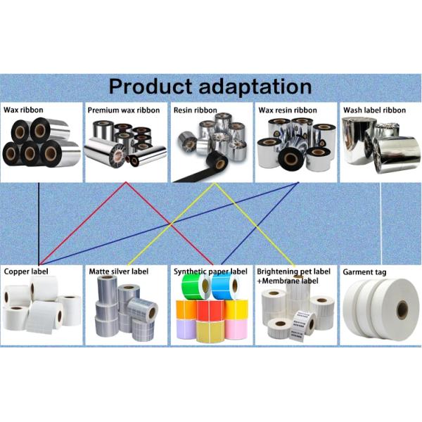 Leading Brands Compatible Thermal Transfer Ribbon for Label Printers A Grade Core Size 0.5