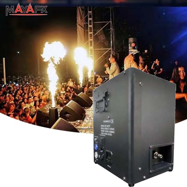 Mini LPG Flame Projector with DMX512 Control Compact & Portable Built-in Safety Tech for Stage Shows