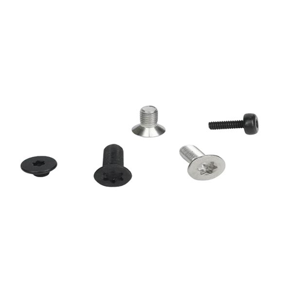 St 3.5 Black Zinc Nickel Plating  Ss201 304 316 316l  Three Holes H Y Shaped  Anti Theft Screw Customized Size And Shape