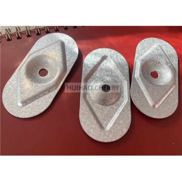 Крепежные пластины из оцинкованной стали для крепления теплоизоляции 75 мм для крепления кровельной теплоизоляции и покровных плит