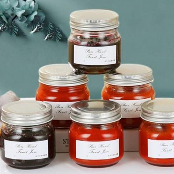 Jam Sealed Storage 250ml Honey Food Glass Packaging Bottle 8.5oz