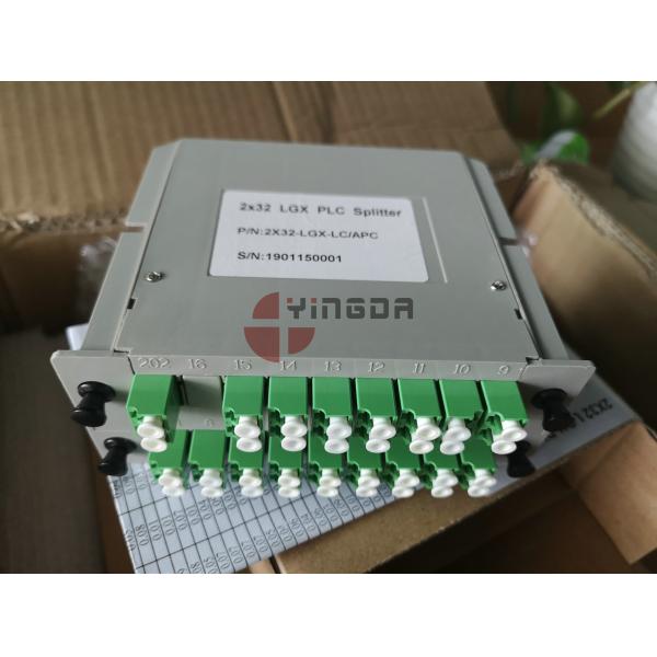 1x32 2x32 Lgx Plc Splitter Fiber Optic Cable Single Mode With LC SC Couplers