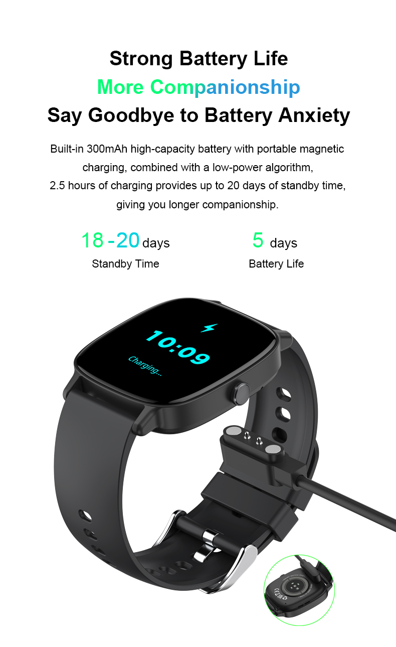 Smart Watch 24 Hour Health Monitor Bluetooth Calling and Real Time Notifications