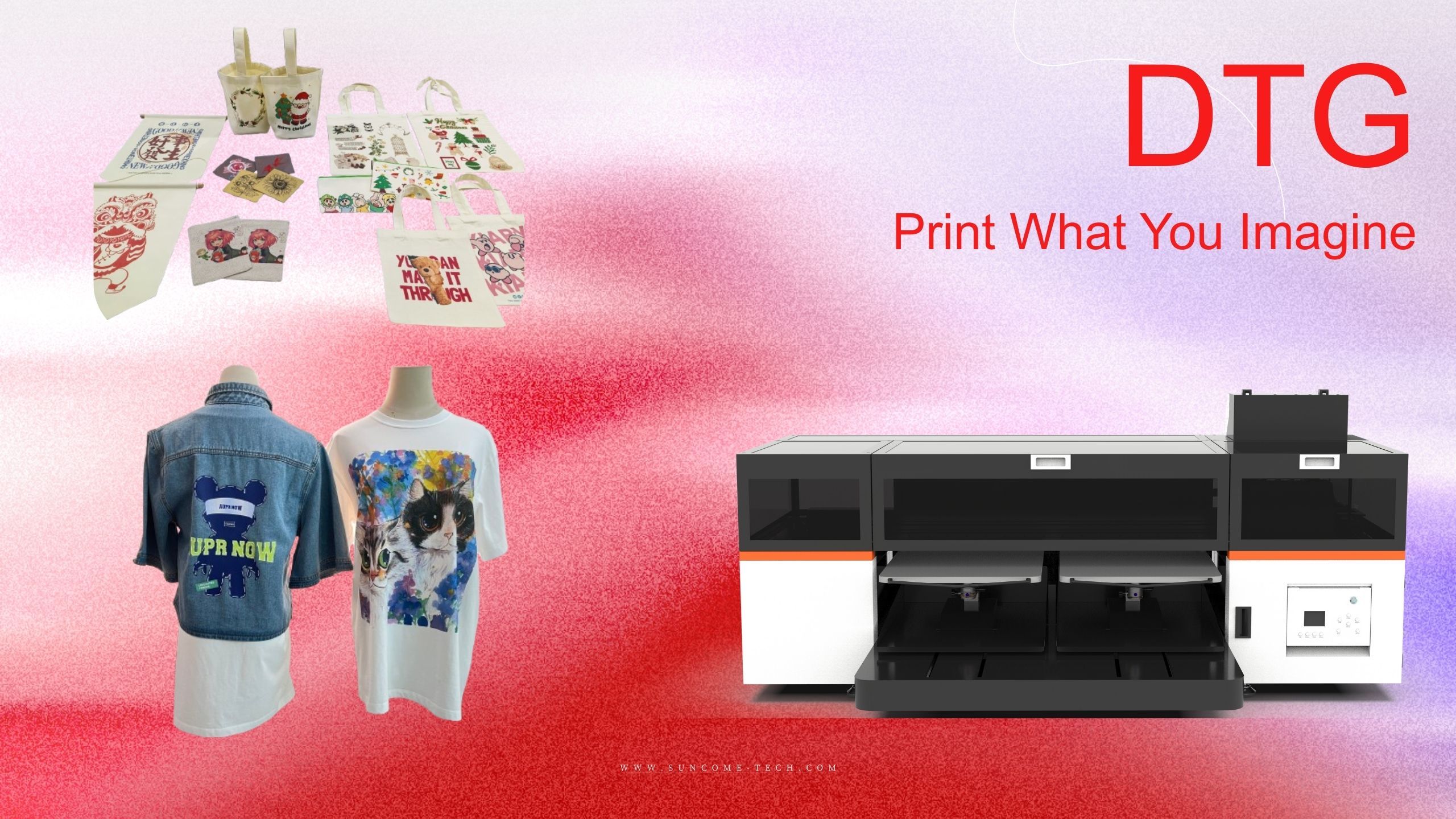Professional DTG Printer for Cotton Garments | Complete Workflow from Garment Preparation to Heat Curing for Consistent, High-Quality Direct-to-Garment Printing