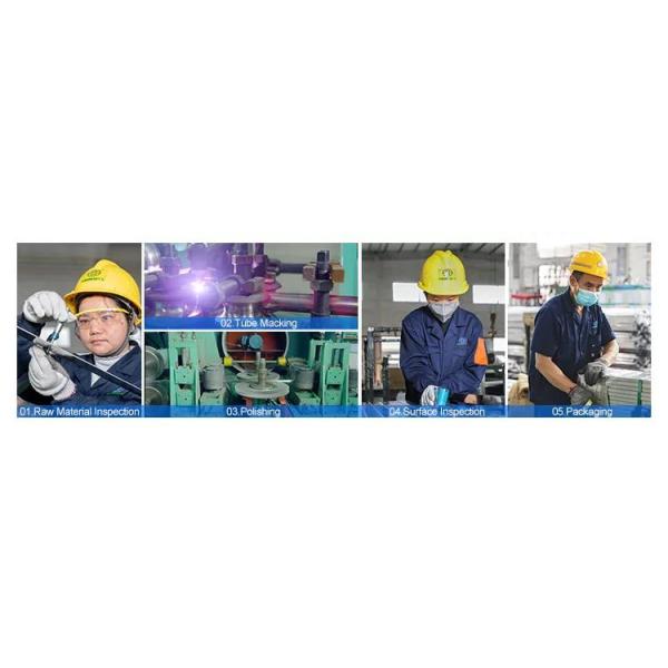 201 304 316 Grade Stair Railing Welded Stainless Steel Tube For Handrails