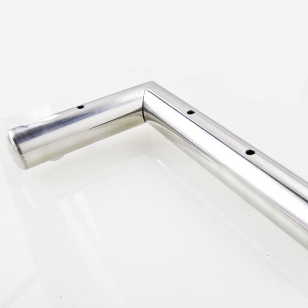 American Style Metal Sofa Legs L Shape Polish Chrome Finish 38mm Tube Dia
