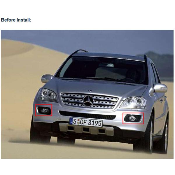 Mercedes Benz W164 ML280 300 500 350 320 DRL LED Daytime Running Light