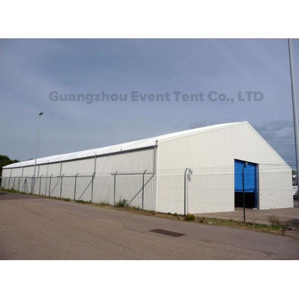 Temporary Warehouse Structures Outdoor Warehouse Tent Solar Folding White CE