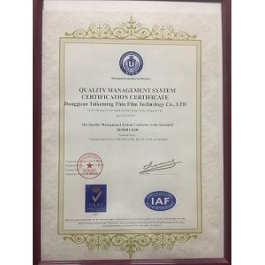 TKM MEMBRANE TECHNOLOGY LTD. Certifications
