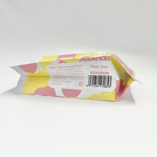 CMYK напечатало сумку алюминиевой фольги санитарной салфетки дам со стикерами