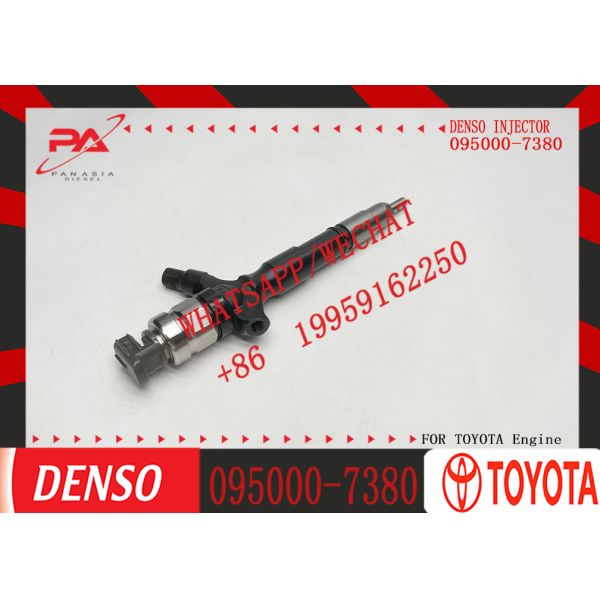 095000-7380 Common Rail Diesel Fuel Injector 23670-30240 Diesel Fuel Injector 0950007380 for Toyota Hiace 2.5 D 2KD-FTV