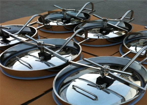 Pressure Vessel Manhole / Polished Stainless Steel Manways For Tanks