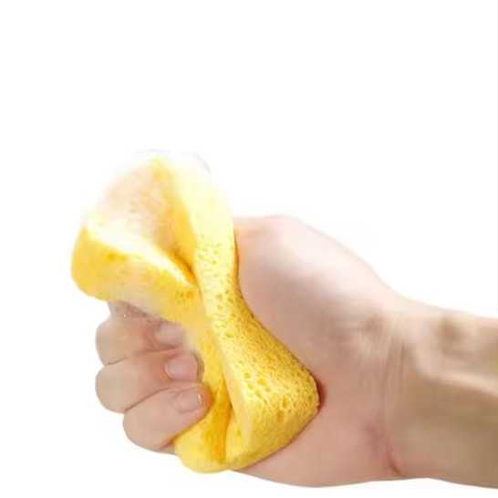 Eco-Friendly Cellulose Sponge Wipe Soft Oil-Resistant Cleaning Pads For Dishes Pots And Pans