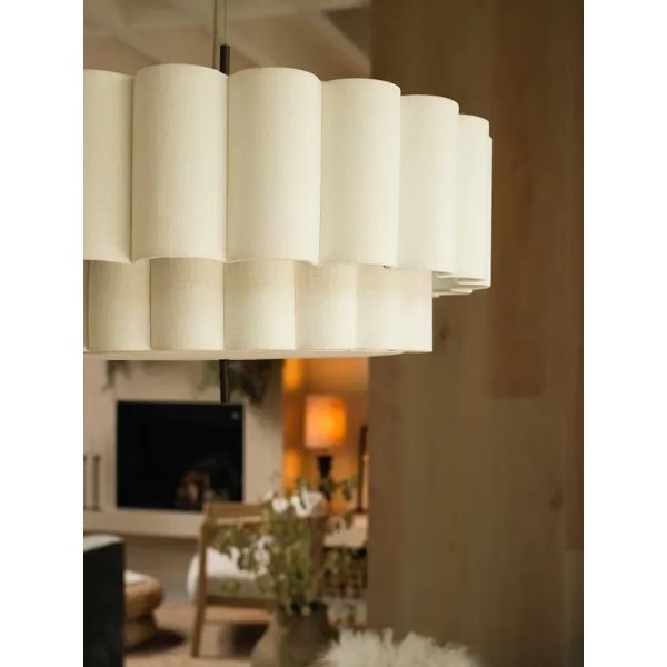 Indoor Lighting Fixtures Home Pendant Lights Retro Wabi Sabi Fabric Chandeliers (WH-VP-302)