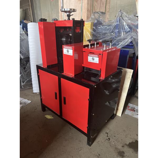 3kw Motor 2-120mm Scrap Cable Wire Stripping Machine dual blades