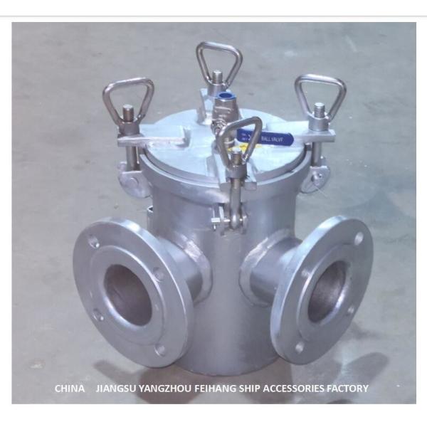 Filtre d'eau brut d'aspiration pour l'orifice d'admission de pompe auxiliaire d'eau de mer A80 CBM1061-81 Marine Sea Water Strainers