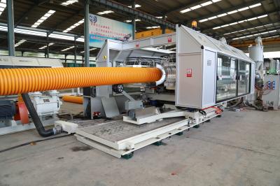 high efficiency HDPE PP PE Corrugated Drain Pipe Making Machine Production Line