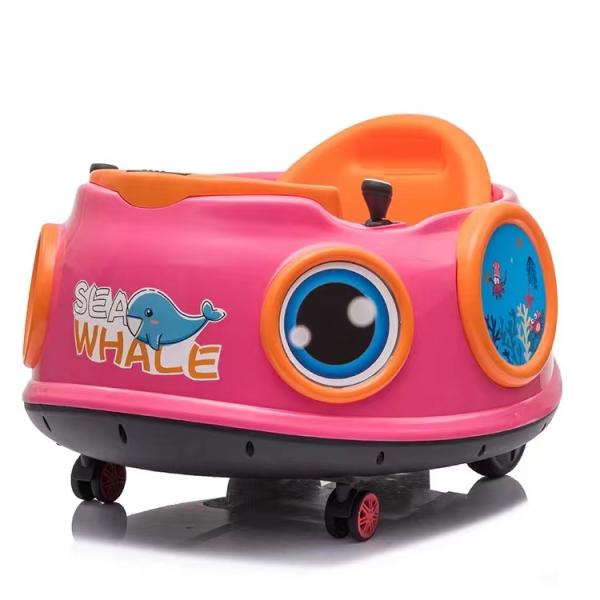 6 вольт Батарея дистанционное управление на электрическом бампер автомобилей для детей Синий QTY/40'HQ 350PCS