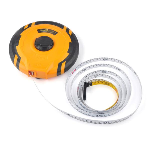 Wintape водонепроницаемая промышленный класс 50m Дальний инструмент обследования для измерения трехскоростной нейлоновой покрытой ленты