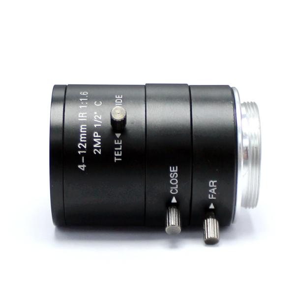 Vari Focal Manual Iris IR C Mount 4-12mm Machine Vision Camera Lenses