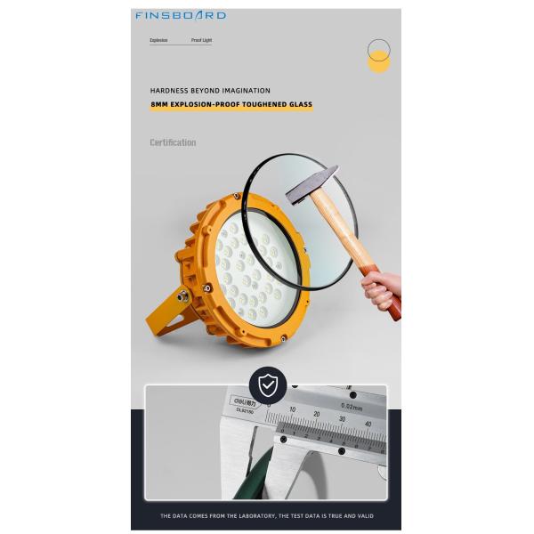 WF2 IP66 водонепроницаемый выпуклый стеклянный тень взрывостойкий светодиодный свет