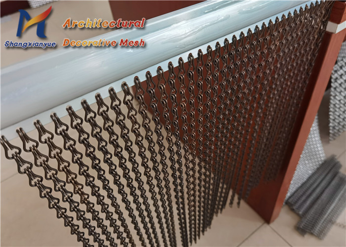 Экран мухы занавесов 24mm 1.6mm Chainmail цепной почты этапа