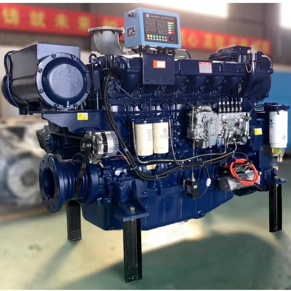 Four Stroke Water Cooled Marine Diesel Engine 500hp For Large Ships