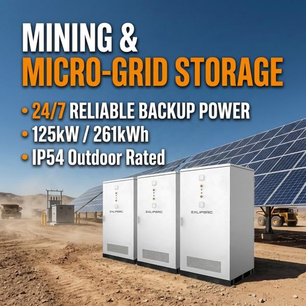 125kW 261kWh Off-grid Microgrid BESS for Mining & Remote Area Reliable Liquid Cooled ESS